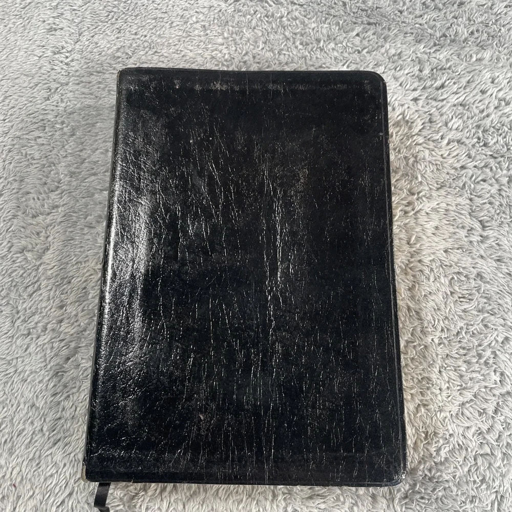 The Experiencing God Study Bible NKJV Broadman & Holman Black Genuine Leather VG